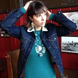 Levi Sherpa Lining Jean Jacket